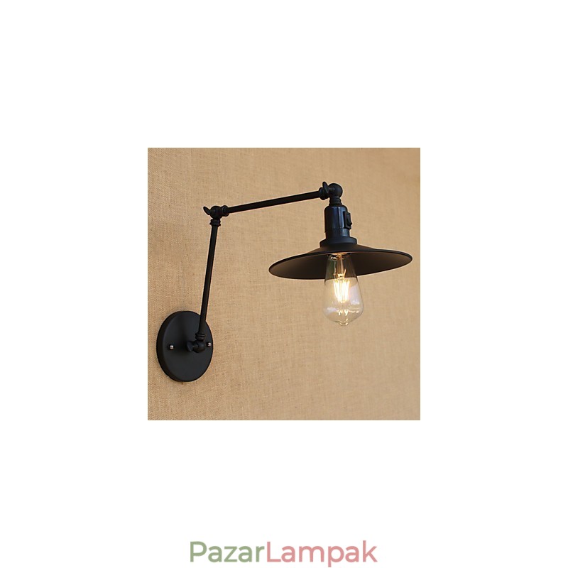 Vintage vidéki festési funkció mini stílusú lengőkaros lengőkaros lámpákhoz