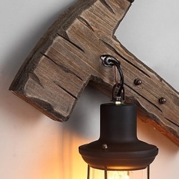 Egyfejes Ipari Vintage Retro Fémfestés Színes Fali lámpa Otthoni Szállodai Folyosó Dekorációs Fali lámpa