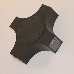 Integrált, egyszerű újdonság országos funkció a szemvédelemhez, környezeti fényű falilámpák Cross Star kültéri vízálló udvari fali lámpa