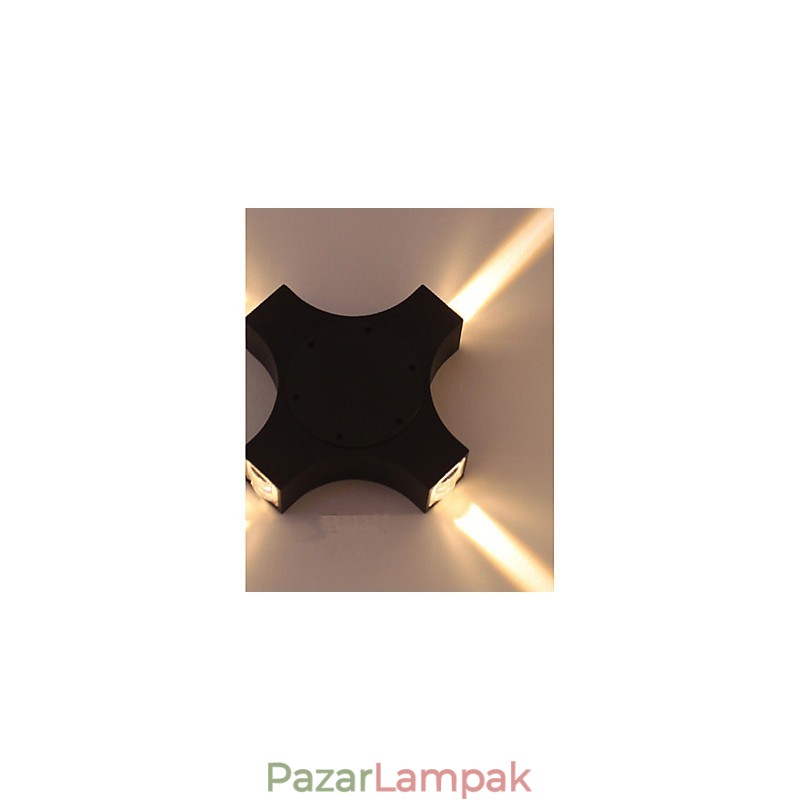 Integrált, egyszerű újdonság országos funkció a szemvédelemhez, környezeti fényű falilámpák Cross Star kültéri vízálló udvari fali lámpa