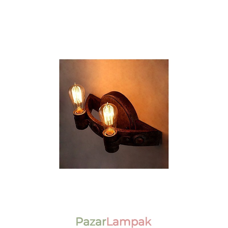 Loft stílusú vintage ipari kreatív egyéniség fém fali lámpa a kávézóba, bár előtérbe Fali világítás díszítése
