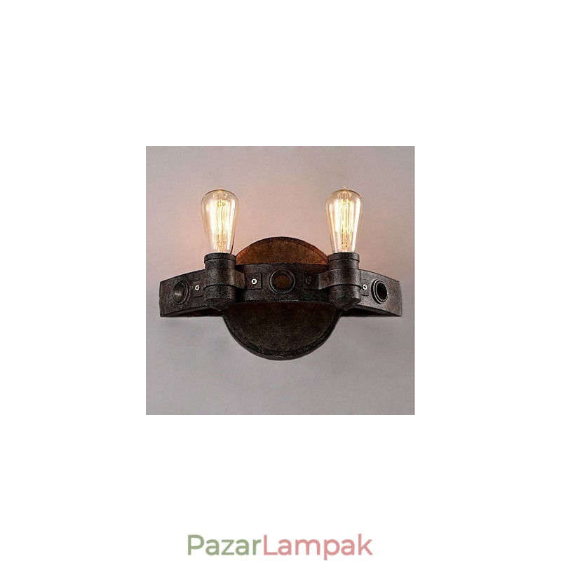 Loft stílusú vintage ipari kreatív egyéniség fém fali lámpa a kávézóba, bár előtérbe Fali világítás díszítése