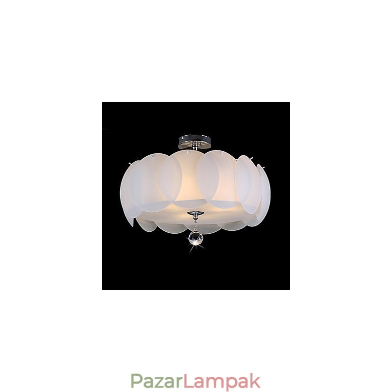 3 Light Glass csillár Modern függesztékes lámpacsalád