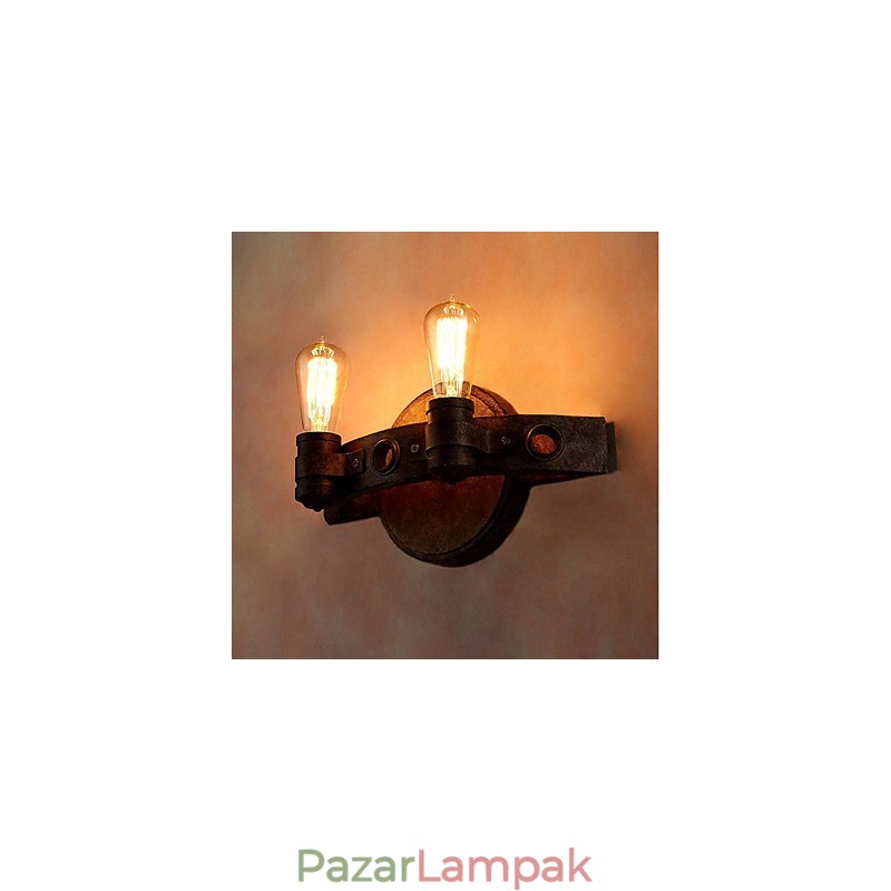 Loft stílusú vintage ipari kreatív egyéniség fém fali lámpa a kávézóba, bár előtérbe Fali világítás díszítése