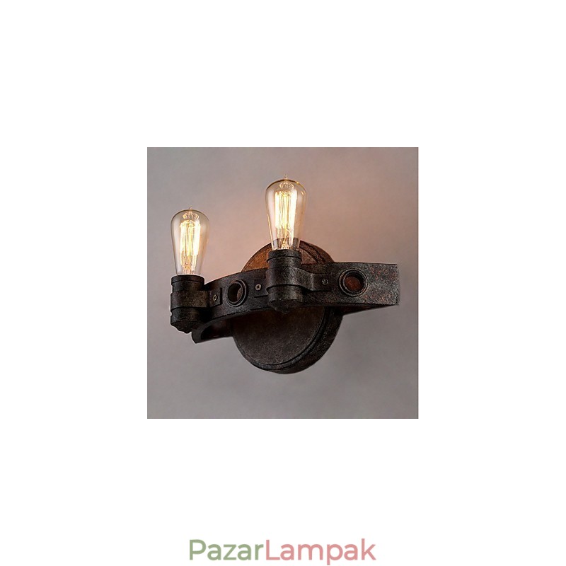 Loft stílusú vintage ipari kreatív egyéniség fém fali lámpa a kávézóba, bár előtérbe Fali világítás díszítése