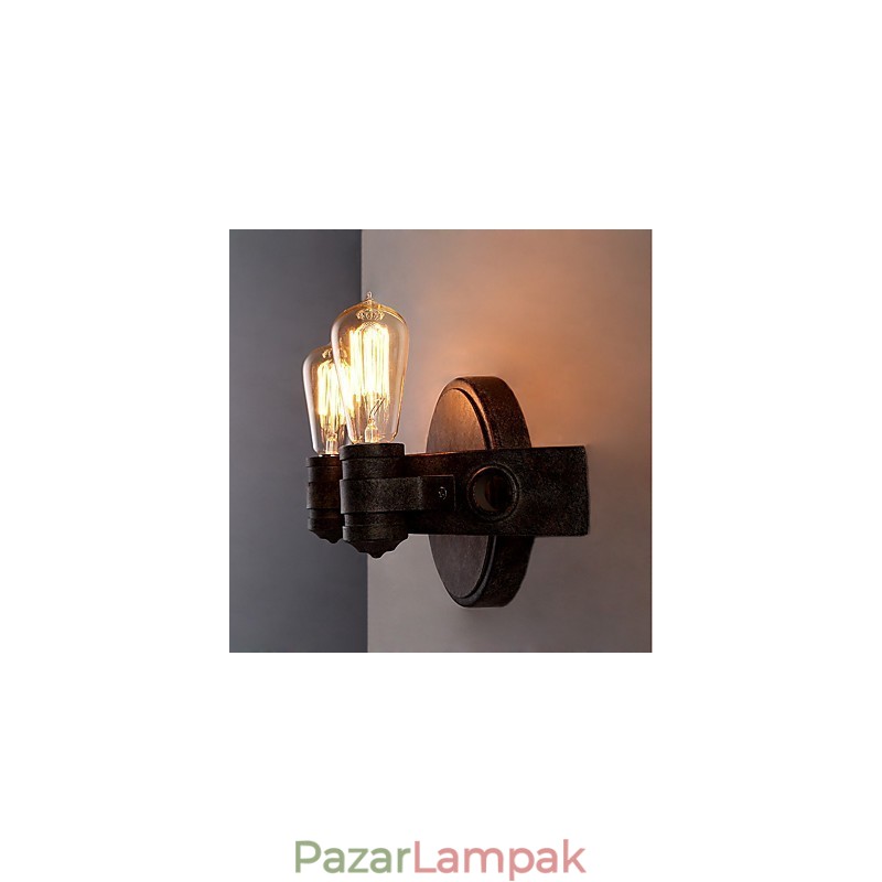 Loft stílusú vintage ipari kreatív egyéniség fém fali lámpa a kávézóba, bár előtérbe Fali világítás díszítése
