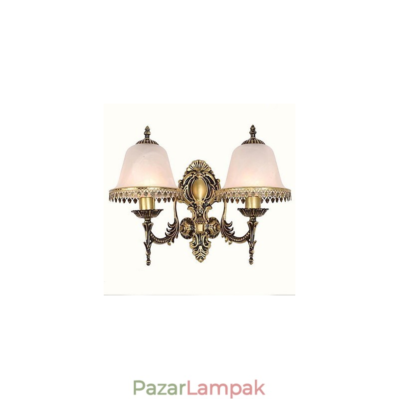 Vintage galvanizált jellemző alsó lámpa fali lámpa fali lámpa