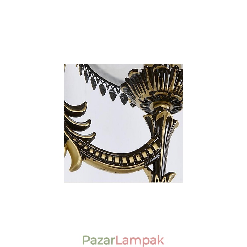Vintage galvanizált jellemző alsó lámpa fali lámpa fali lámpa