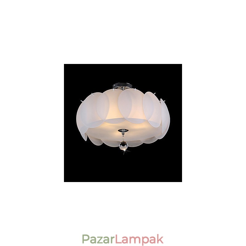 3 Light Glass csillár Modern függesztékes lámpacsalád