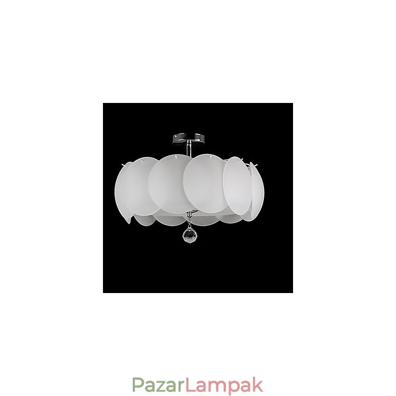 3 Light Glass csillár Modern függesztékes lámpacsalád
