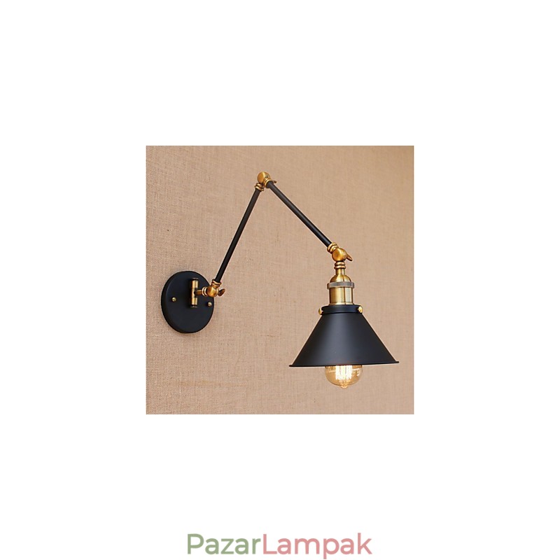Vintage Country galvanizált funkció mini stílusú lengőkaros szemvédő alsó lámpa lengőkaros lámpákhoz