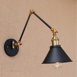 Vintage Country galvanizált funkció mini stílusú lengőkaros szemvédő alsó lámpa lengőkaros lámpákhoz