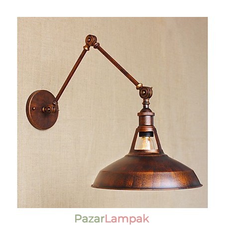 Hosszú kar Félig rozsdás ipari retro nosztalgikus összecsukható fali lámpa fali lámpa Hosszú kar Félig rozsdás ipari retro nosztalgikus összecsukható fali lámpa fali lámpa