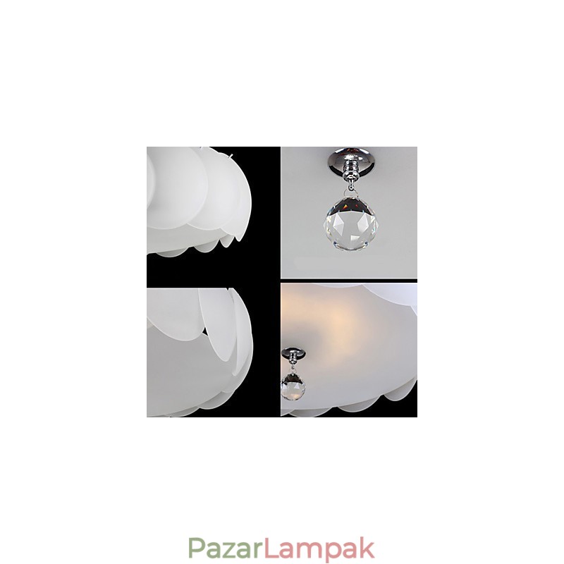 3 Light Glass csillár Modern függesztékes lámpacsalád