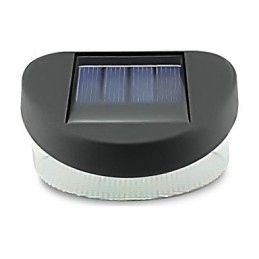 Fehér fény Solar Light Path Wall Tájkép Mount Kerti Kerítés Light