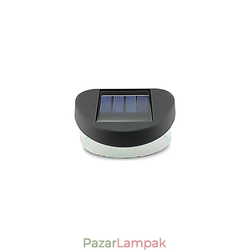 Fehér fény Solar Light Path Wall Tájkép Mount Kerti Kerítés Light