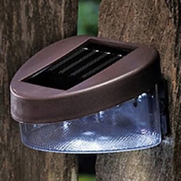 Fehér fény Solar Light Path Wall Tájkép Mount Kerti Kerítés Light