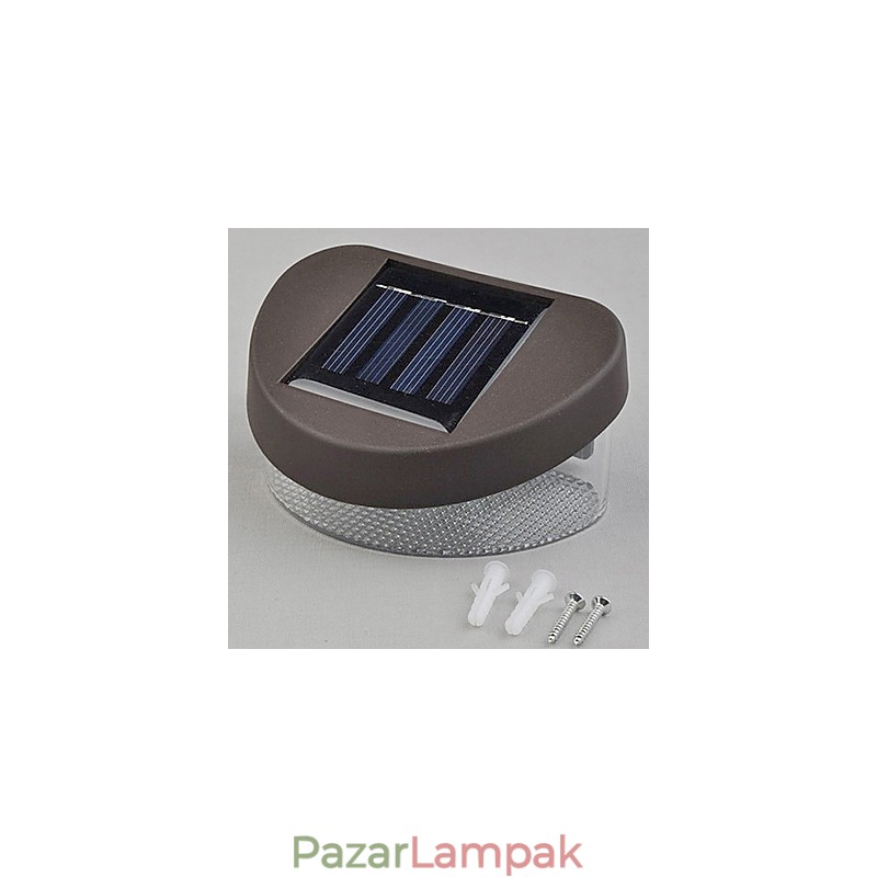 Fehér fény Solar Light Path Wall Tájkép Mount Kerti Kerítés Light