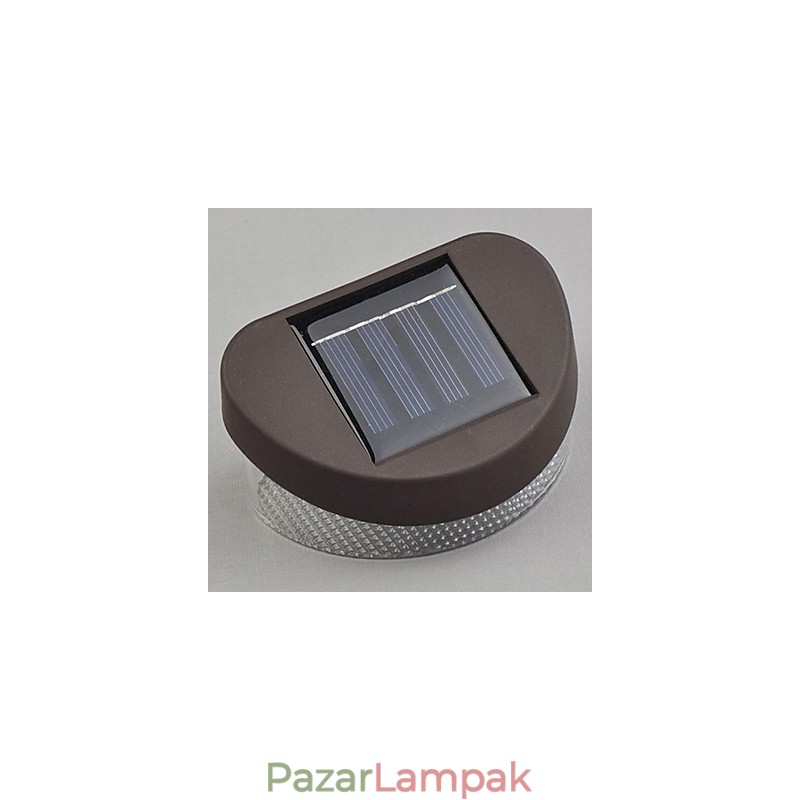 Fehér fény Solar Light Path Wall Tájkép Mount Kerti Kerítés Light