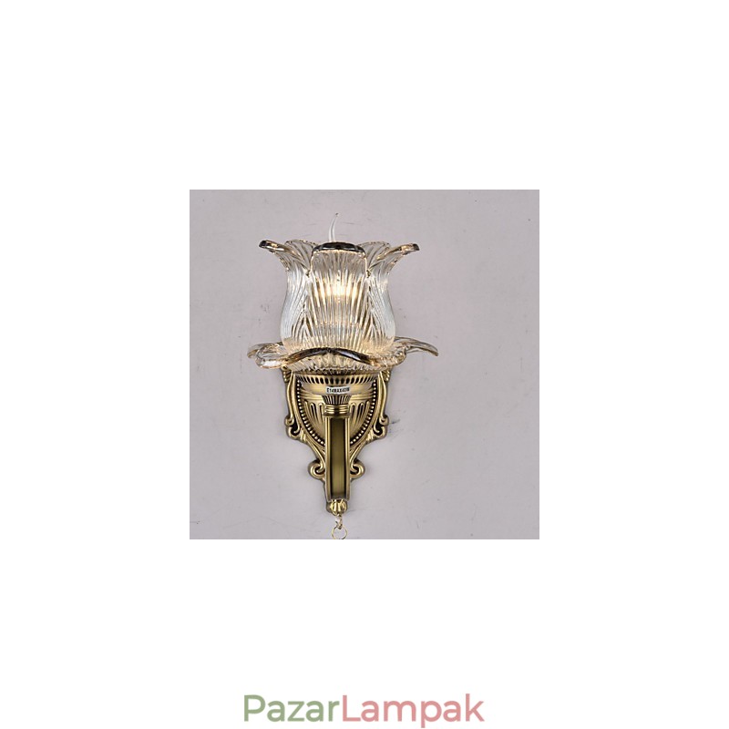 Rusztikus Lodge sárgaréz funkció mini stílusú fali lámpákhoz