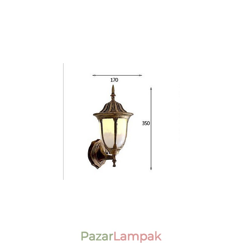 Vintage Egyéb jellemzők: Felülvilágító falikar falilámpa