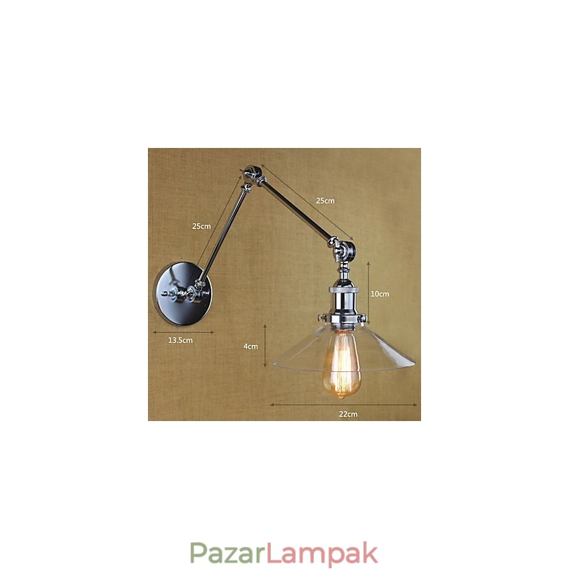 Vintage Country Retro galvanikus funkció mini stílusú lengőkaros környezeti fényű lengőhöz