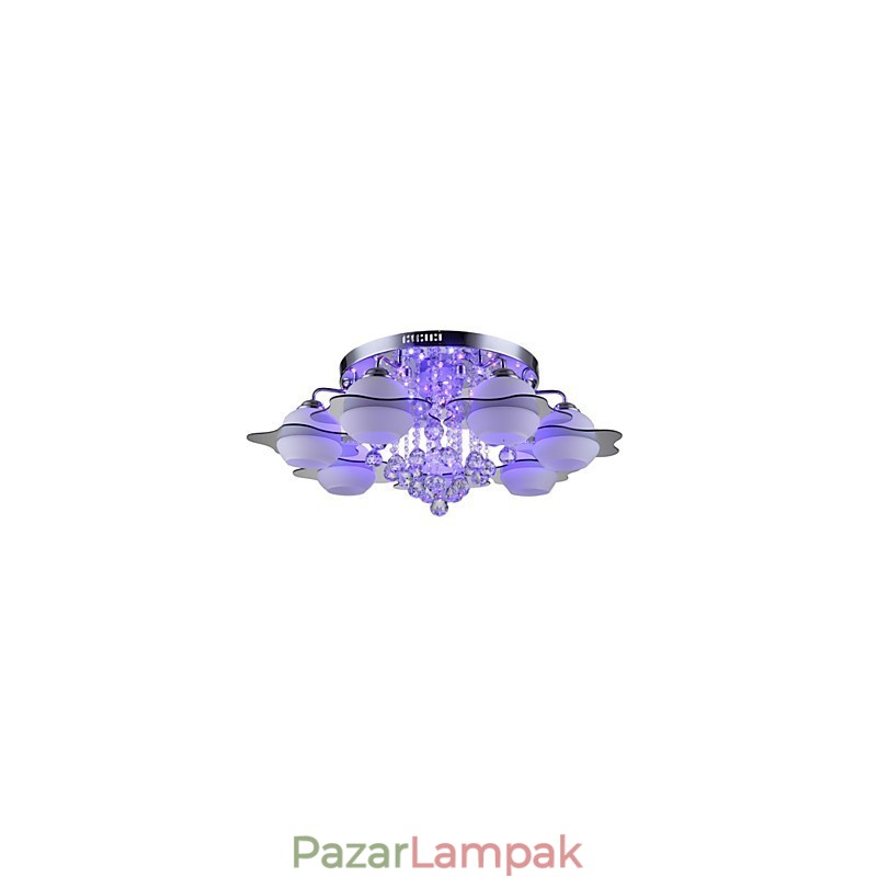 Távirányító 7 lámpa Blue Redss Modern mennyezeti lámpa süllyesztett rögzítéssel