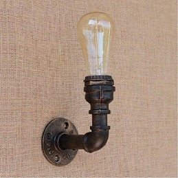 Nosztalgia Simple Water Pipe dekoratív kis fali lámpa fali lámpa