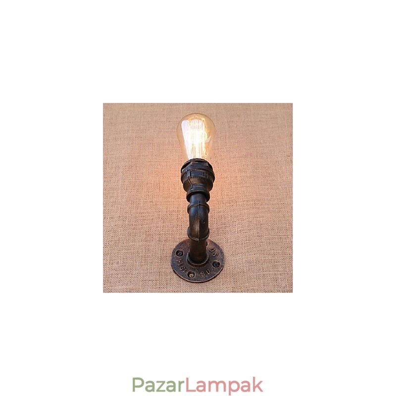 Nosztalgia Simple Water Pipe dekoratív kis fali lámpa fali lámpa