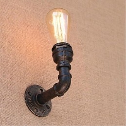 Nosztalgia Simple Water Pipe dekoratív kis fali lámpa fali lámpa