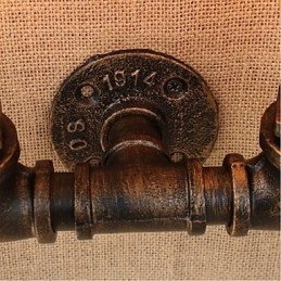 Nosztalgia Simple Water Pipe dekoratív kis fali lámpa fali lámpa