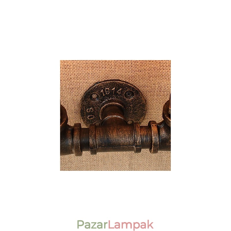 Nosztalgia Simple Water Pipe dekoratív kis fali lámpa fali lámpa