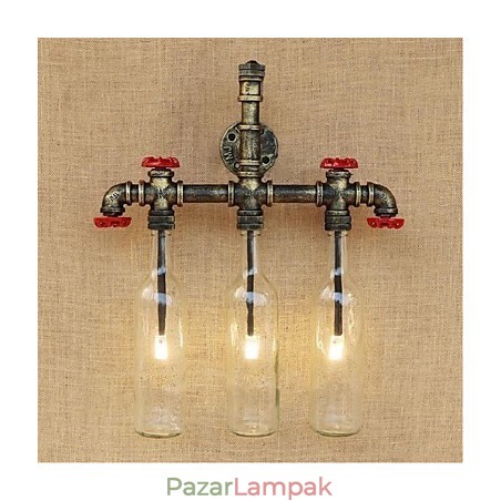 Retro ipari szélkapcsoló palack fali lámpa fali lámpa Retro ipari szélkapcsoló palack fali lámpa fali lámpa
