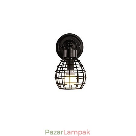 Retro Pipe fali lámpák Egyszerű tetőtér fekete madárkalitka fém étkező Konyha Bár Kávézó Dekorációs világítás Retro Pipe fali lámpák Egyszerű tetőtér fekete madárkalitka fém étkező Konyha Bár Kávézó Dekorációs világítás