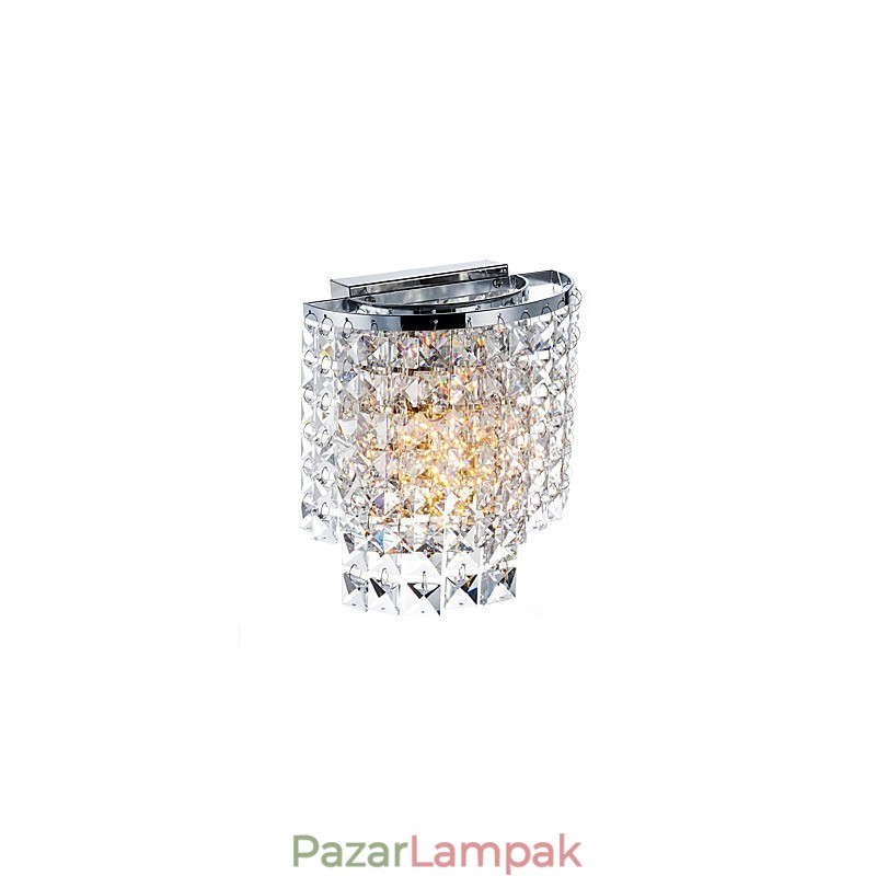 Modern, kortárs galvanizált funkció a Crystal Downlight fali lámpákhoz