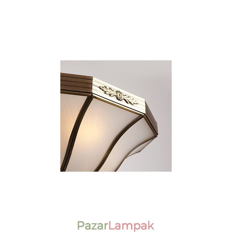 Modern kortárs dekoratív design réz mennyezeti lámpacsalád