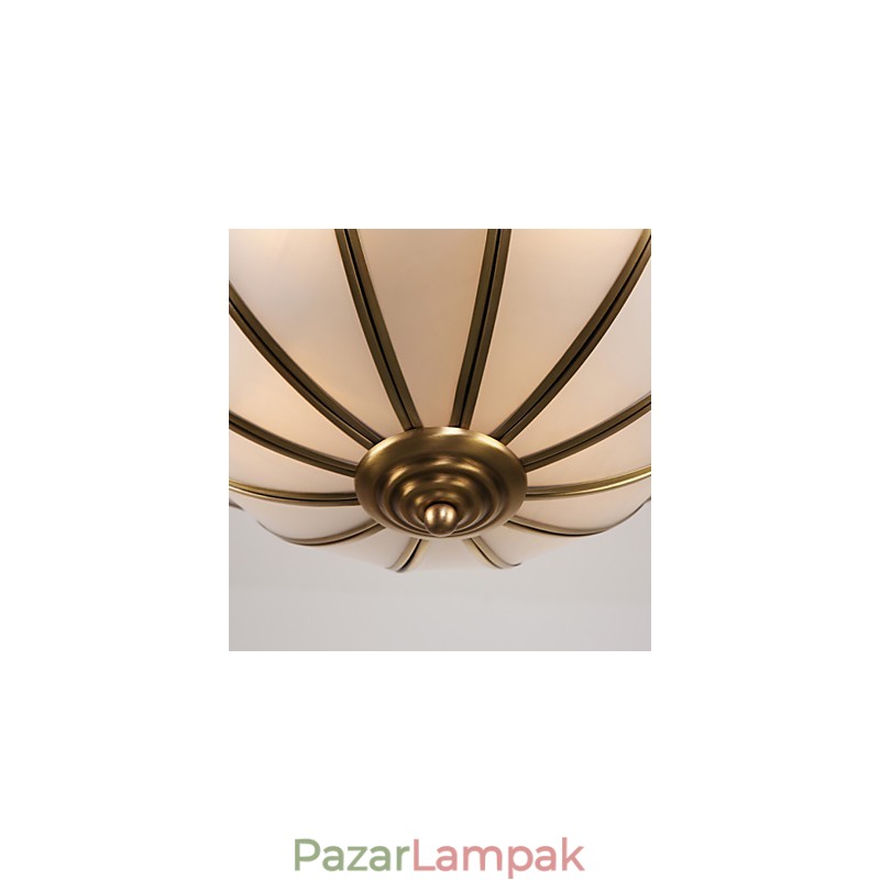 Modern kortárs dekoratív design réz mennyezeti lámpacsalád