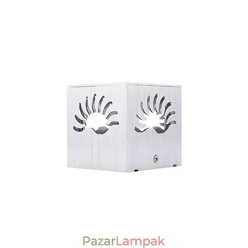 Modern, kortárs galvanizált funkció a környezeti fényű falilámpákhoz, fali lámpaV