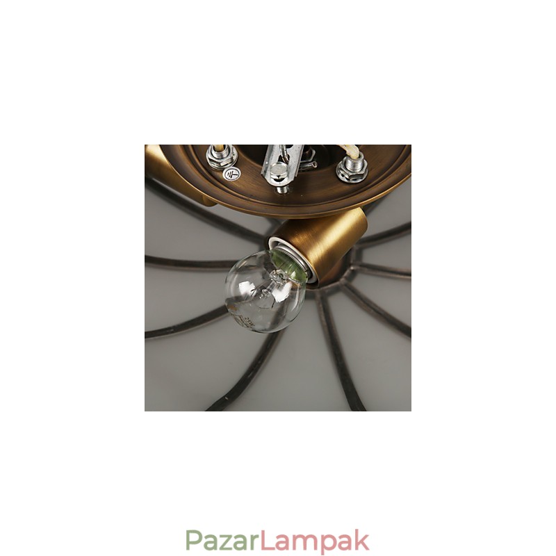 Modern kortárs dekoratív design réz mennyezeti lámpacsalád