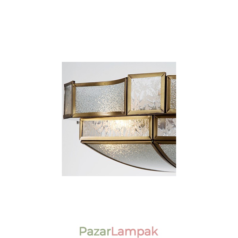 Modern kortárs dekoratív design réz mennyezeti lámpacsalád