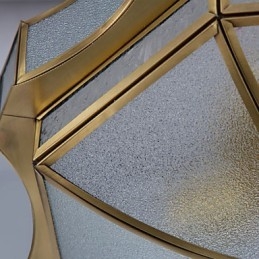 Modern kortárs dekoratív design réz mennyezeti lámpacsalád