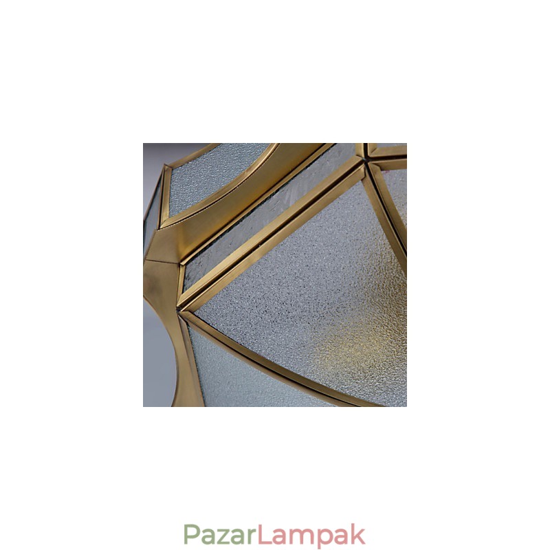 Modern kortárs dekoratív design réz mennyezeti lámpacsalád