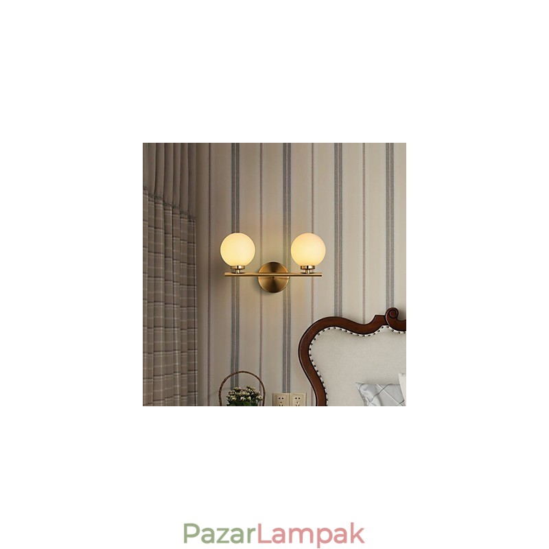 Fali lámpa Modern, kortárs bronz elem a mini stílusú fali lámpákhoz