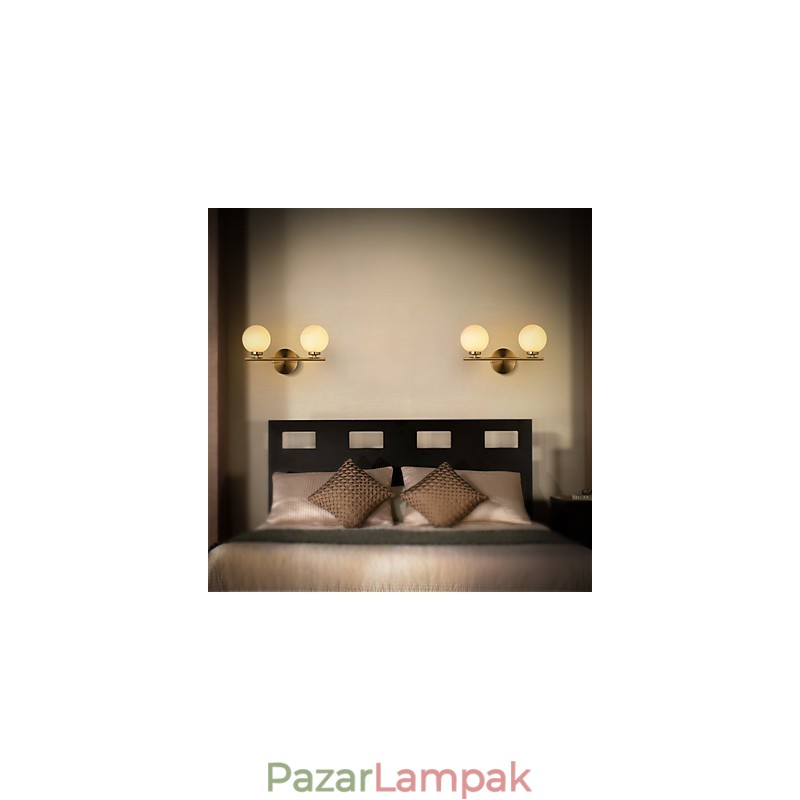 Fali lámpa Modern, kortárs bronz elem a mini stílusú fali lámpákhoz