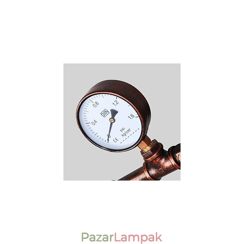 Vintage ipari cső fali lámpák fa sisak alakú kreatív forgatható lámpák étterem kávézó bár dekor világítás
