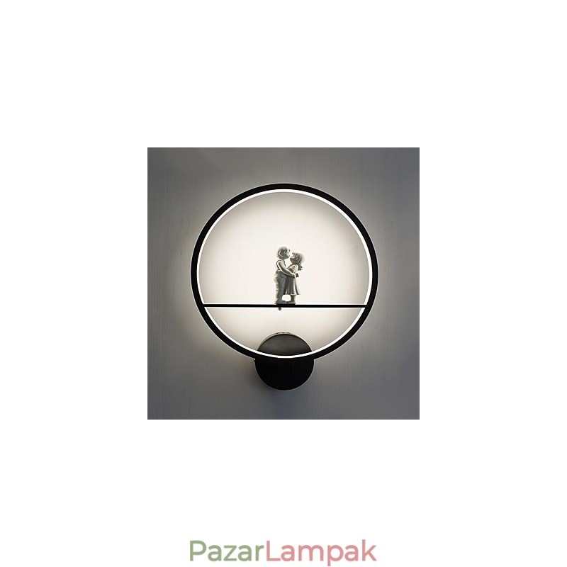 Integrált modern kortárs mini stílusú környezeti fényű falilámpákhoz fali lámpa