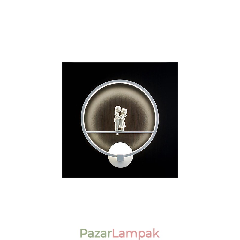 Integrált modern kortárs mini stílusú környezeti fényű falilámpákhoz fali lámpa