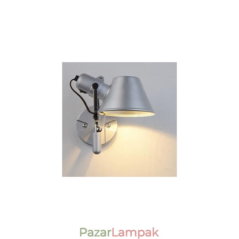 Modern, kortárs ezüst funkció a szem védelmére Környezeti fény fali lámpa fali lámpa