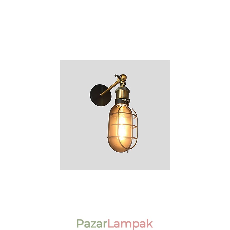 Vintage fekete fém loft fali lámpák Nappali Ebédlő Folyosó Kávézó Bárok Bár fali lámpa