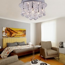 Modern modern Crystal króm fém süllyesztett tartó